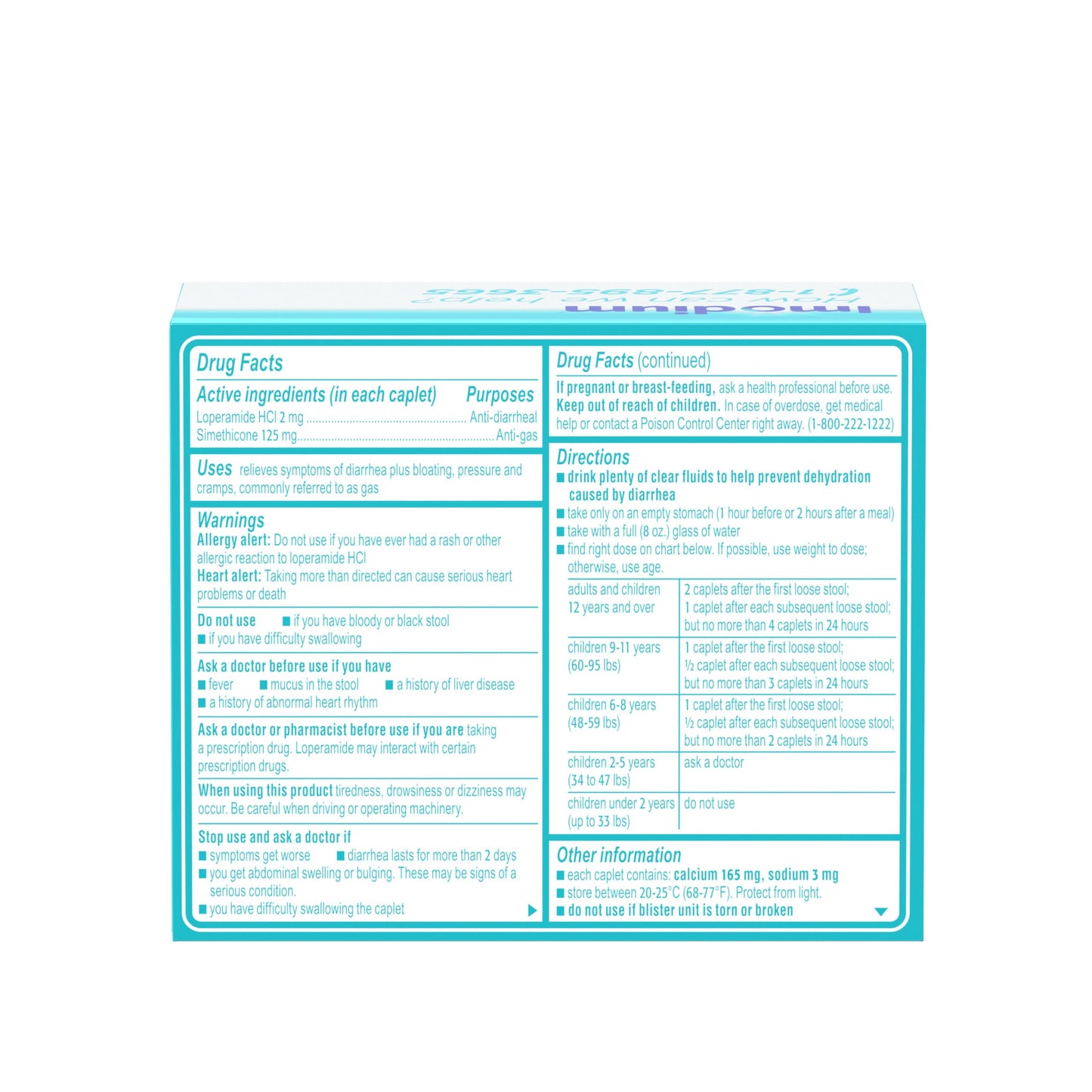 Imodium Multi-Symptom Relief Caplets with Loperamide Hydrochloride & Simethicone, Anti-Diarrheal Medicine for Treatment of Diarrhea, Gas, Bloating, Cramps & Pressure, Traveler's Diarrhea, 24 ct Imodium buy supplements Au