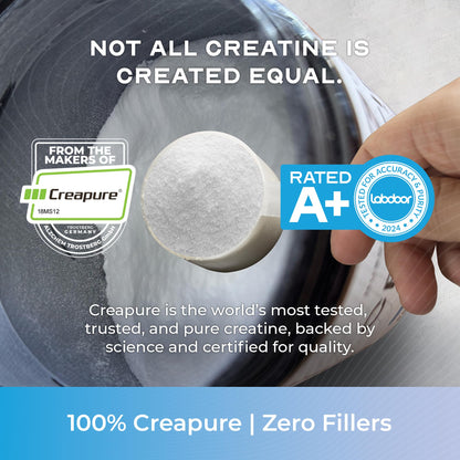 Muscle Feast Creapure Creatine Monohydrate Powder, Vegan Keto Friendly Gluten-Free, Mass Gainer, Muscle Recovery Supplement and Trusted Creatine for Muscle Growth,