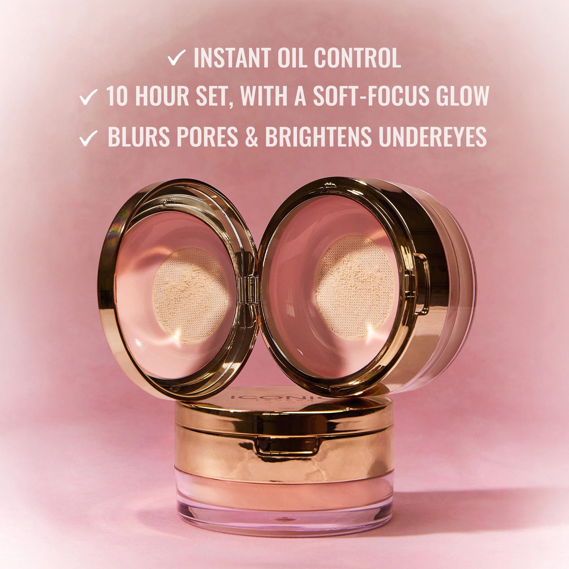 ICONIC LONDON Velvet Blur Translucent Setting Powder | Velvet Finish, Hydrating Loose Powder with Hyaluronic Acid Spheres | Cruelty-Free, Vegan Makeup ICONIC LONDON buy supplements Au