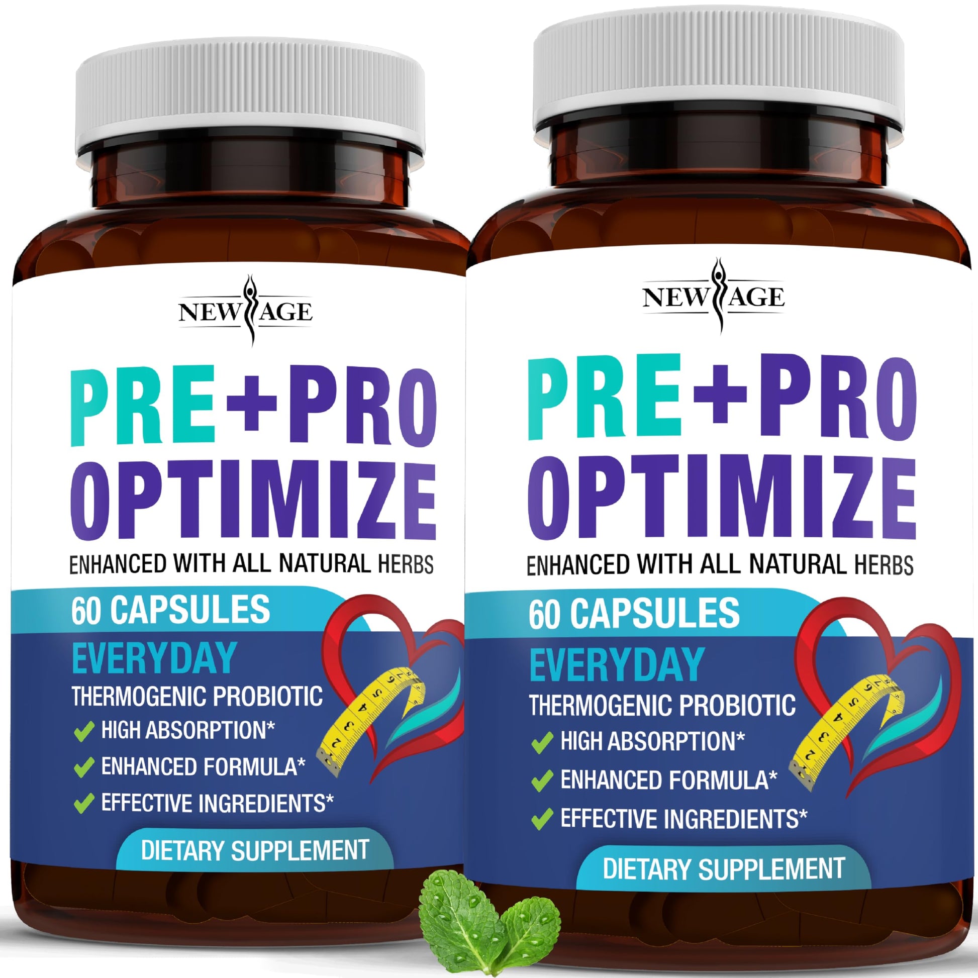 Pro Optimize Probiotics for Women, Menopause, 70 Billion CFU, Digestive Health - Relief for Bloating, Hot Flashes, Joint Support, Night Sweats - Gut Health & Metabolism - Dong Quai (120 (Pack of 2)) NEW AGE buy supplements Au