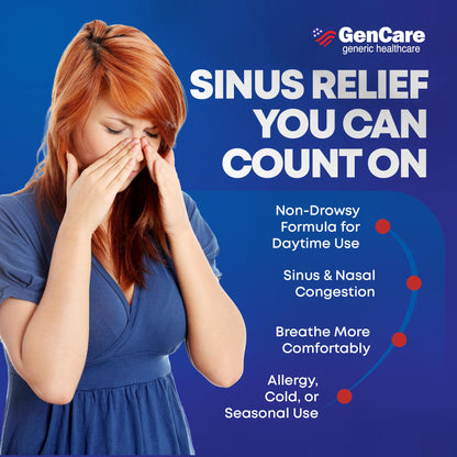GenCare Nasal Decongestant PE – Phenylephrine HCl 10mg Tablets (Bulk 300 Count) Non-Drowsy Sinus Pressure Relief & Nasal Congestion Relief, Stuffy Nose Decongestants for Adults – Compare to Sudafed PE GenCare buy supplements Au