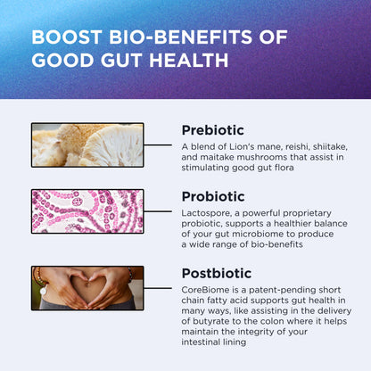 DR. EMIL NUTRITION Total Gut Health Complex - Prebiotic, Probiotic & Postbiotic Supplement - Supports Digestive Health, Bloating & Gut Balance