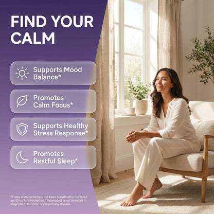 Saffron Supplements Liquid Drops L-Theanine Agmatine Sulfate Ashwagandha Magnesium Glycinate B6 Magnesium Stress Relief Mood Support 5-HTP GABA Supplement Vitamin D 4oz by Clean Nutra