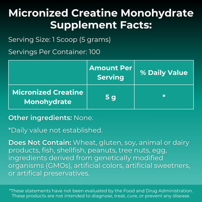 MYOXCIENCE Micronized Creatine | Supports Muscle Performance, Lean Body Mass, & Cognition | 100 Servings MYOXCIENCE buy supplements Au