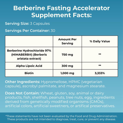MYOXCIENCE Berberine Fasting Accelerator | Himaberb Berberine HCL with ALA (Alpha Lipoic Acid) and Biotin (90 Capsules) MYOXCIENCE buy supplements Au