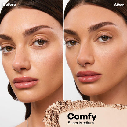 Kosas Cloud Set Pressed Setting Powder – Translucent Shine Control Face Powder, Soft Matte Finish, Comfy (Sheer Medium) KosasBuy Supplements Australia