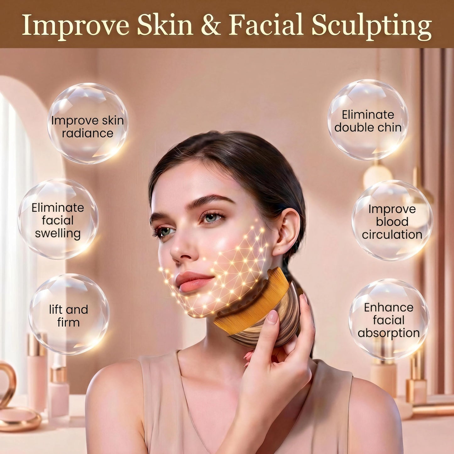 Lymphatic Contour Face Brush,Lymphatic Face Brush,Lymphatic Drainage Brush,Dry Brush,Neck,Chin & Face Sculpting,Anti-Puffiness,Gua Sha & Improves Skin Glow,Skin Care Massage Tools. (2PC) Mustio buy supplements Au