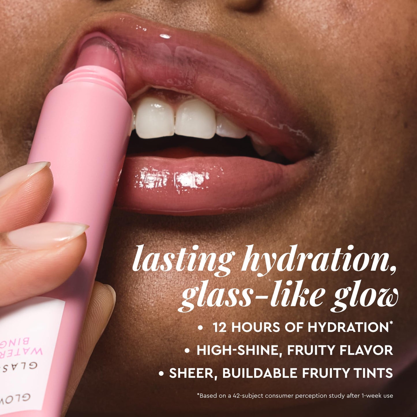 Glow Recipe Glass Balm Lip Treatment - 12Hr Hydrating Lip Balm & Moisturizer with Hyaluronic Acid to Smooth, Plump & Protect from Dryness - Sheer Soft Pink Tint, Watermelon Bingsoo (15 ml) Glow RecipeBuy Supplements Australia