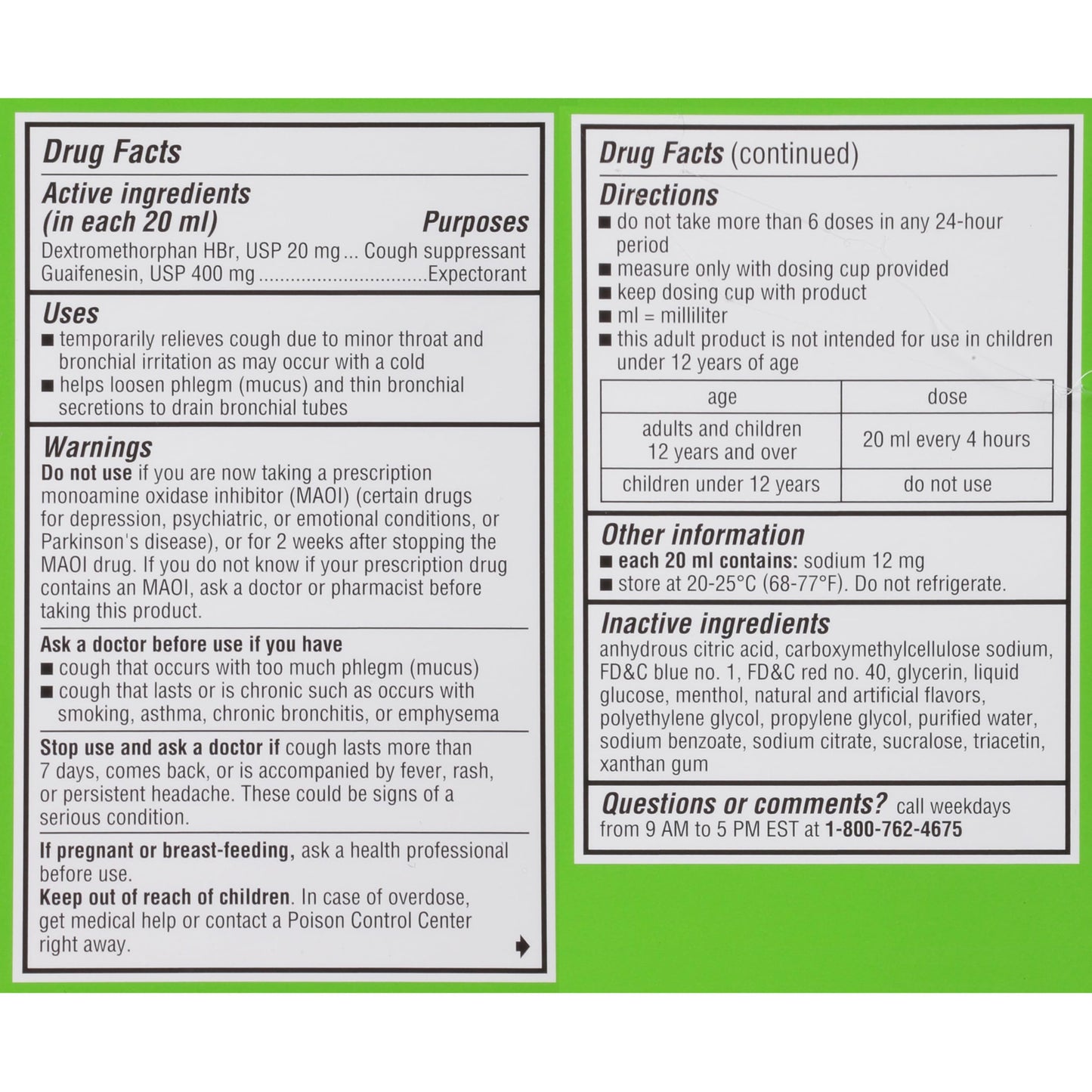 Robitussin Adult Maximum Strength Cough Plus Chest Congestion DM Max, Cough Suppressant and Expectorant, Raspberry Flavor, 8 Fl Oz x 2 Robitussin buy supplements Au