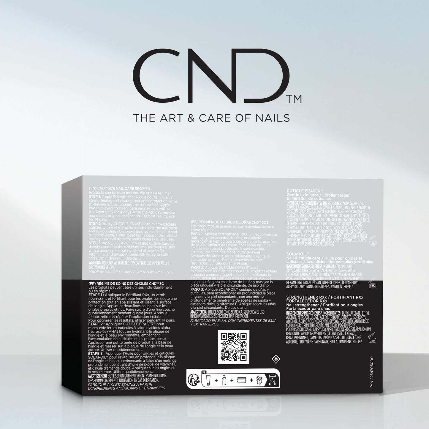 CND™ CARE.CONDITION.COAT™ KIT – Nail Strengthener, Cuticle Cream & Oil - Strengthener RXx