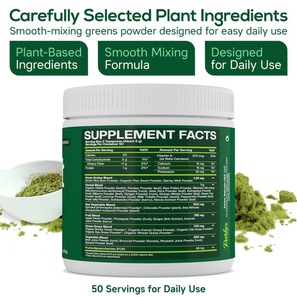 Boost UltraGreens Super Greens Powder - Organic Spirulina, Grasses & Antioxidants | Premium Superfood for Daily Energy | Detox & Whole-Body Wellness - 50 Servings Parker NaturalsBuy Supplements Australia
