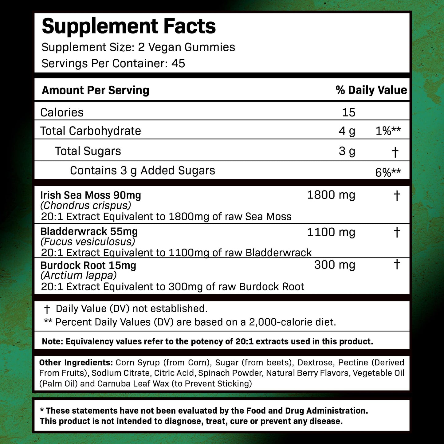WELLNESS LABSRX Sea Moss Gummies, 3200mg Irish Sea Moss Mixed Berry Flavor with Maximum Potency Bladderwrack and Burdock Root - Supports Skin, Energy and Immunity - 90 Count WELLNESS LABSRXBuy Supplements Australia