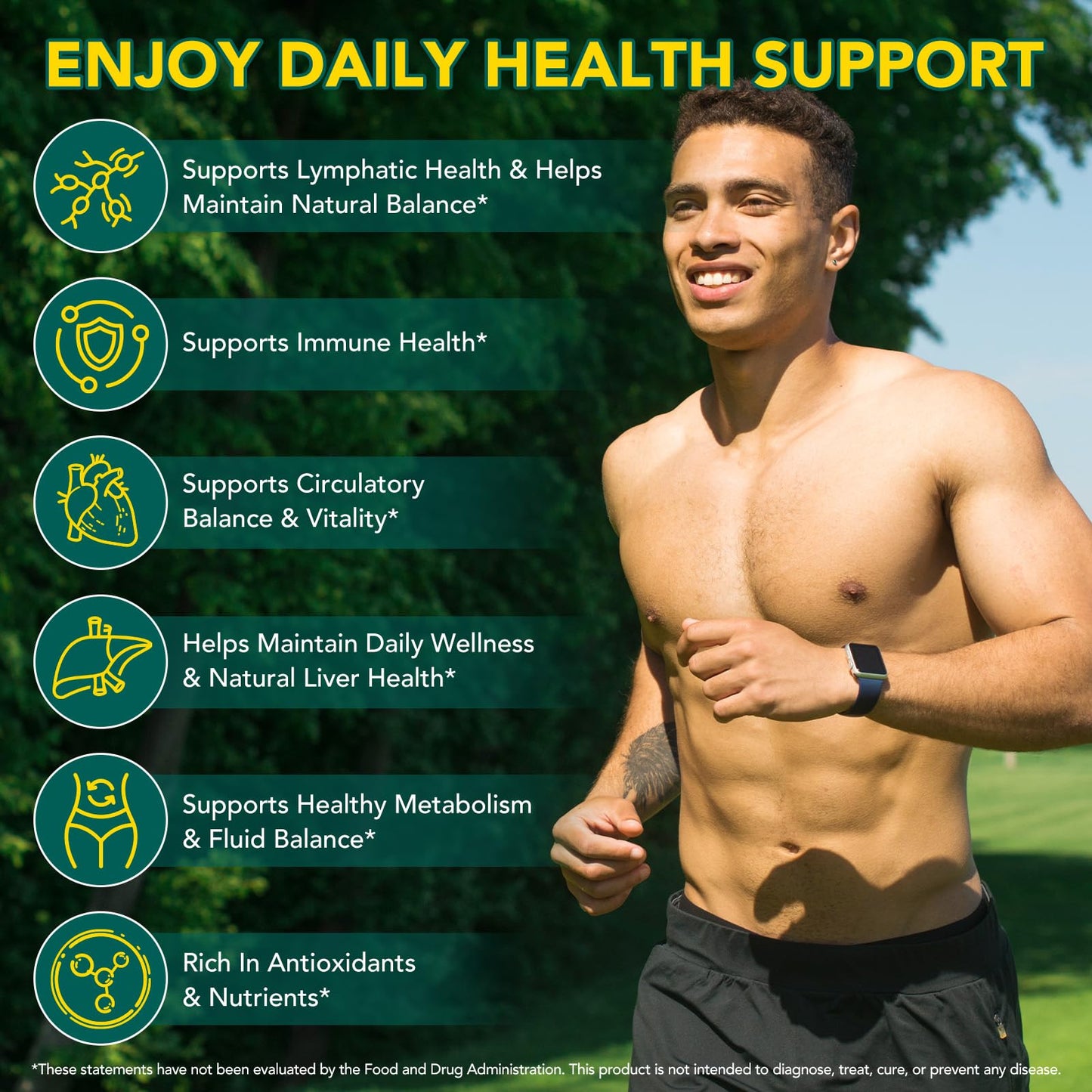 Lymphatic Drainage Supplements, Lymphatic Drainage Capsules - Wellness Complex 21 in 1 Aescia, Turmeric, Bromelain, Echinacea & More - Lymph System Support Capsules ZXXBEST buy supplements Au