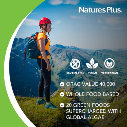 NaturesPlus Ultra Juice Green Drink - 1.32 lb - Supports Immune Health, Digestion & Energy Production - Organic, Non-GMO, Vegan, Gluten Free - 60 Servings NaturesPlus buy supplements Au