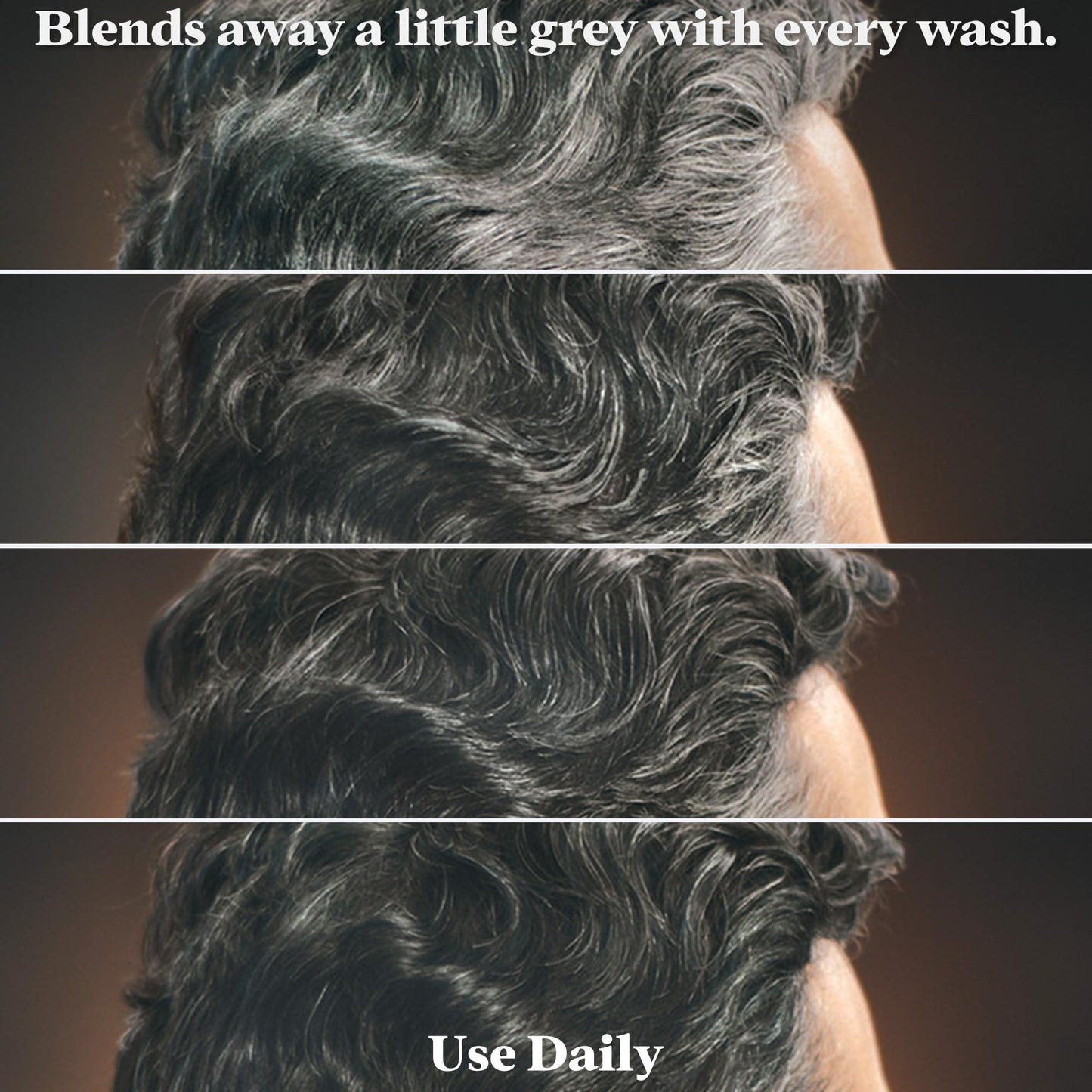 Just for Men Control GX Grey Reducing 2-in-1 Shampoo and Conditioner, Gradual Hair Color with Keratin for Stronger Thicker