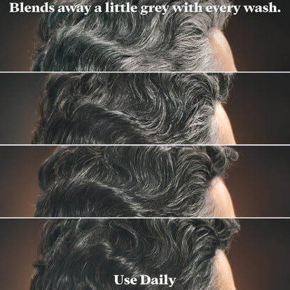 Just for Men Control GX Grey Reducing 2-in-1 Shampoo and Conditioner, Gradual Hair Color with Keratin for Stronger Thicker