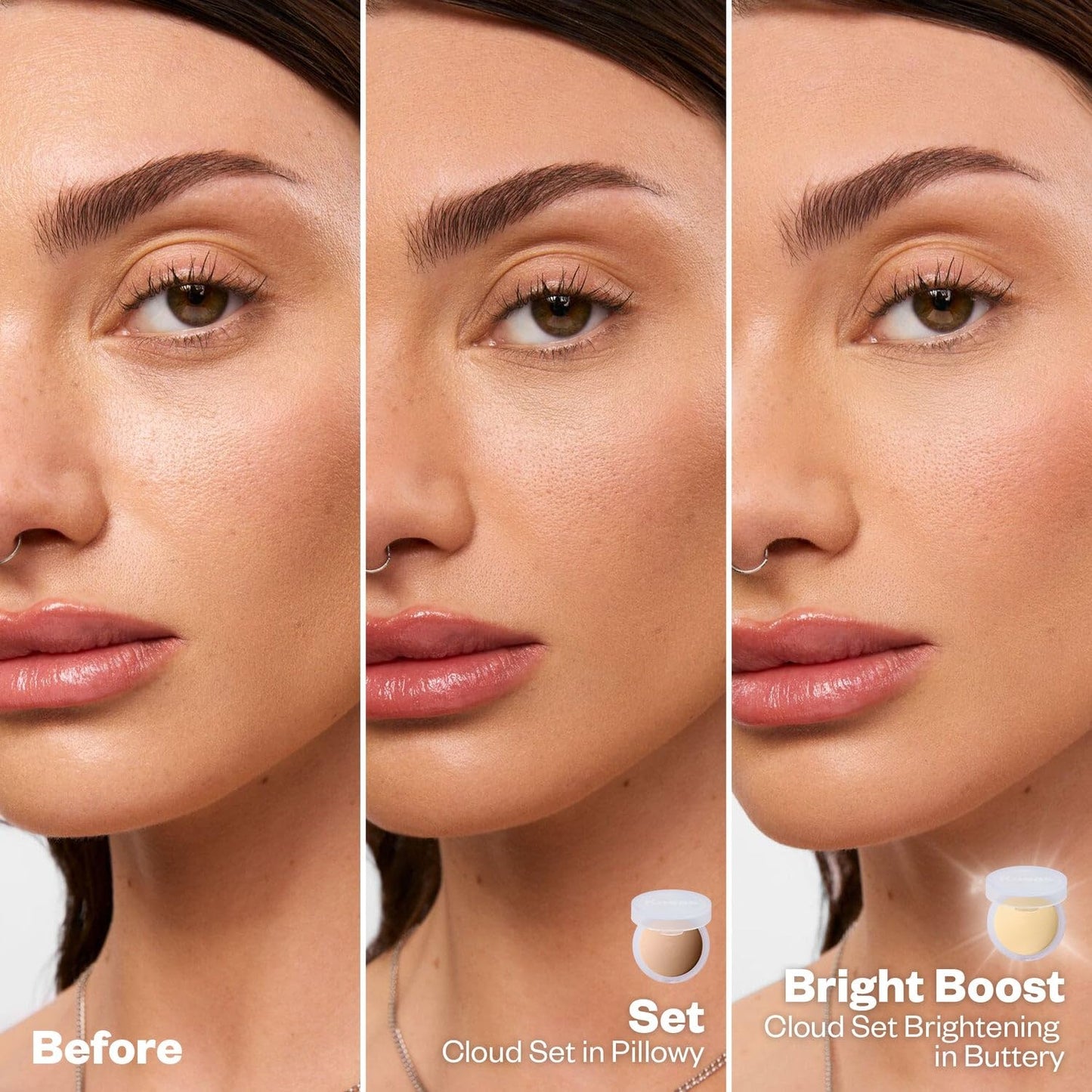 Kosas Cloud Set Pressed Setting Powder – Translucent Shine Control Face Powder, Soft Matte Finish, Comfy (Sheer Medium) KosasBuy Supplements Australia