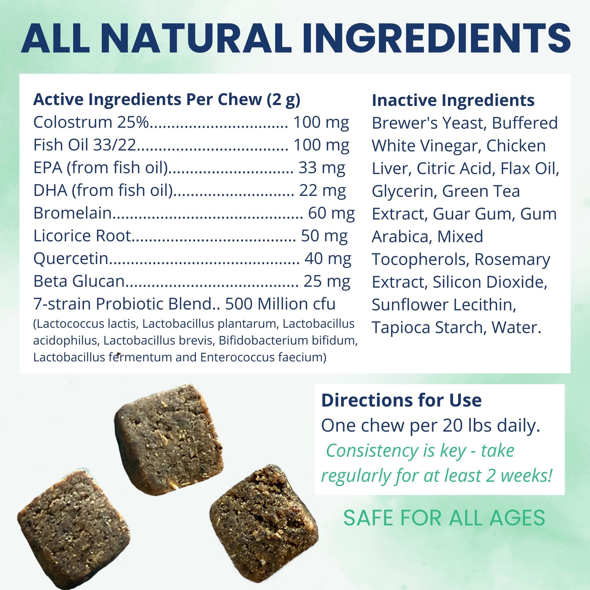 Under the Weather Allergy & Itch Pet Allergy Chews for Dogs | Vet Formulated Skin Support for Canines | Soothing Dog Allergies and Itching Relief Supplement | 60 Count Under the Weather buy supplements Au