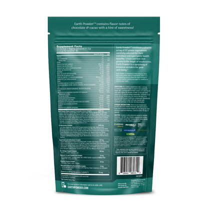 Earth Powder Daily Foundational Nutrition Supplement with 28 Greens & 10 Mushrooms | 87 Nutrients for Energy, Gut Health & Mental Clarity Earth Powder buy supplements Au