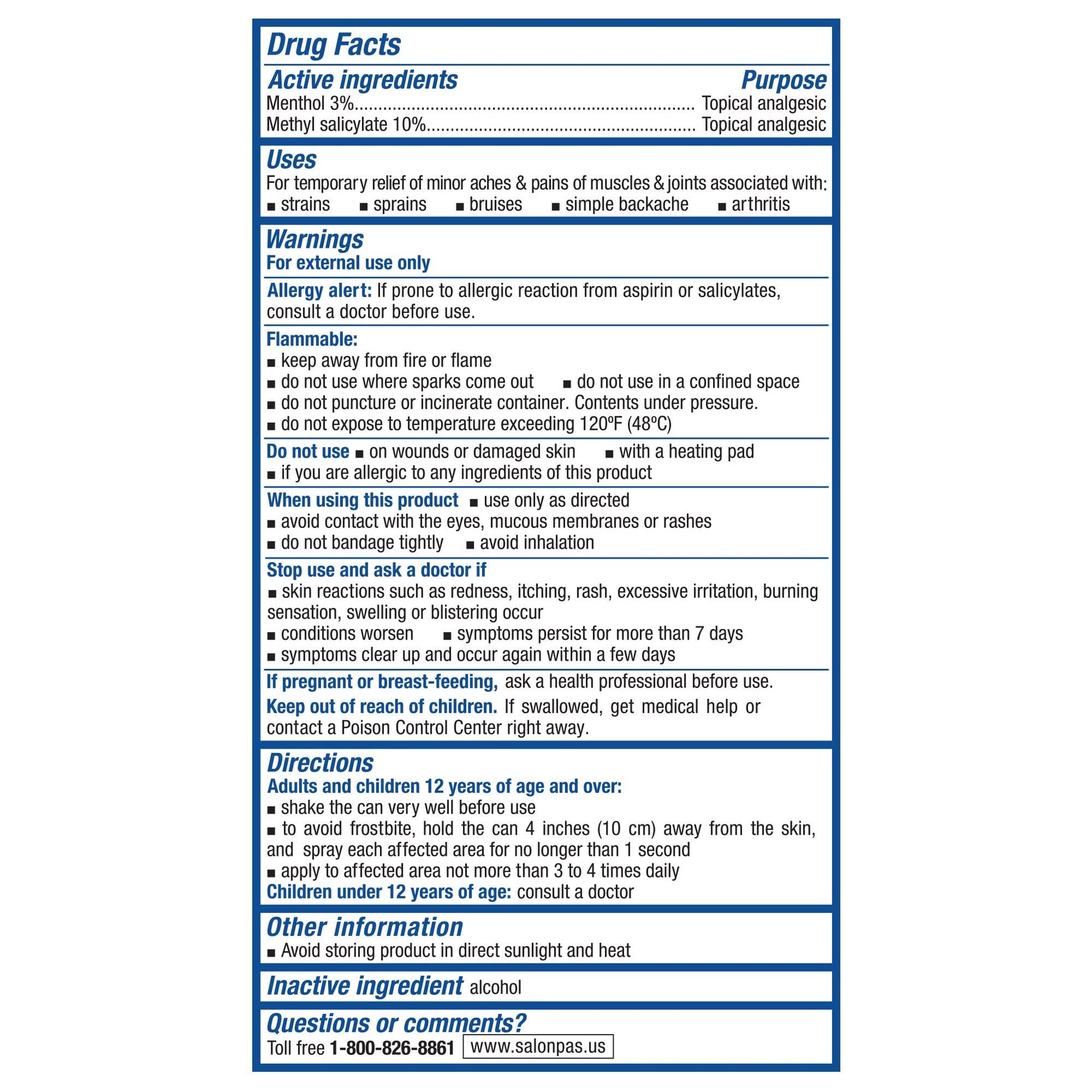 Salonpas pain relieving jet spray - 4 oz (2 PACK) SalonpasBuy Supplements Australia