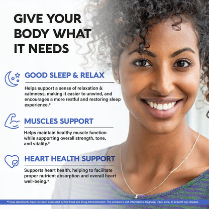 Magnesium Glycinate 500 mg - Chelated Supplement - High Absorption Form of Magnesium - Support for Sleep, Muscle & Heart Health - Made in USA, Lab Tested & Non-GMO - 120 Capsules NUTRAHARMONYBuy Supplements Australia