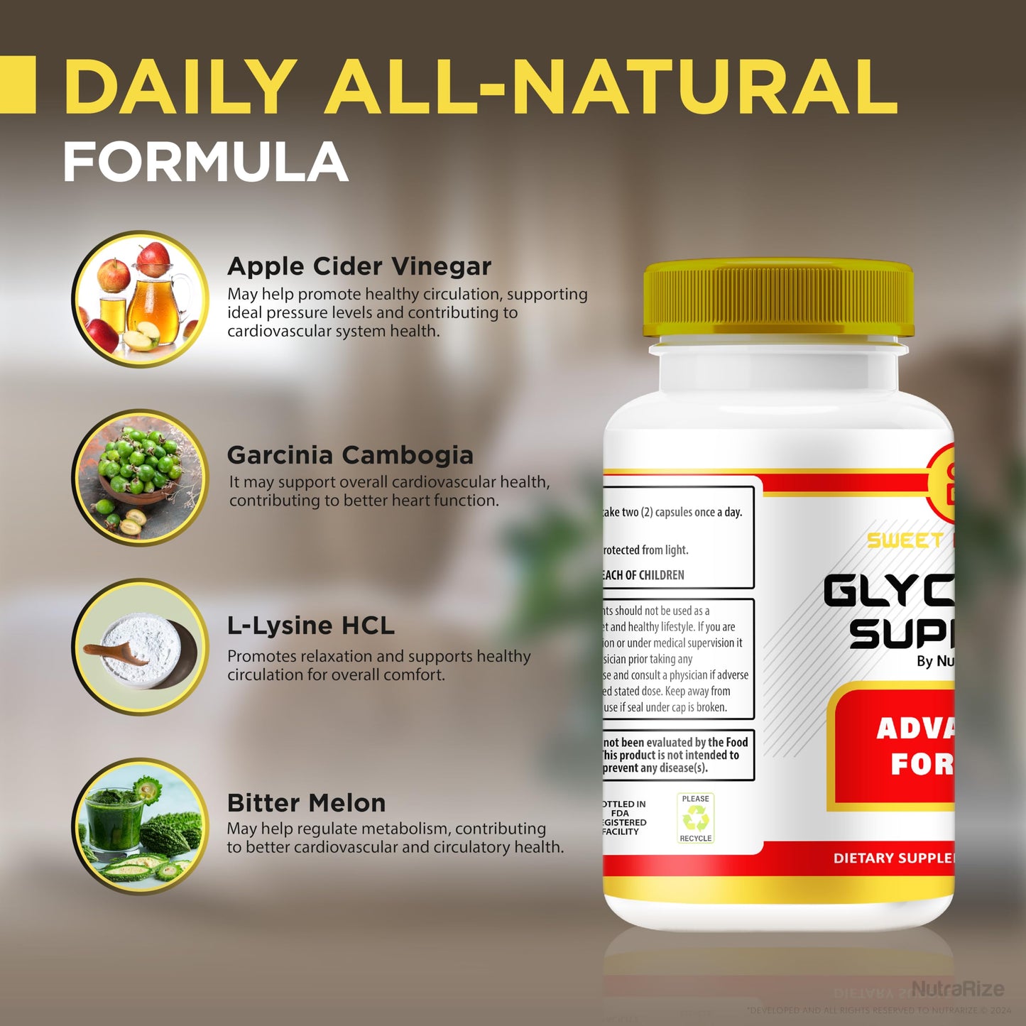 NutraRize (5 Pack) Sweet Restore Joint Support Supplement, Official Glycogen Support Capsules, All-Natural SweetRestore Joint Formula, Blood Vessel Cleaner Reviews (300 Capsules) NutraRizeBuy Supplements Australia