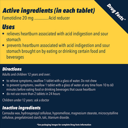 Pepcid AC Maximum Strength Heartburn Relief Tablets, OTC Medicine Prevents & Relieves Heartburn & Acid Reflux Due to Acid Indigestion, 20mg Famotidine Acid Reducer, Fast-Acting, 25 ct Pepcid buy supplements Au