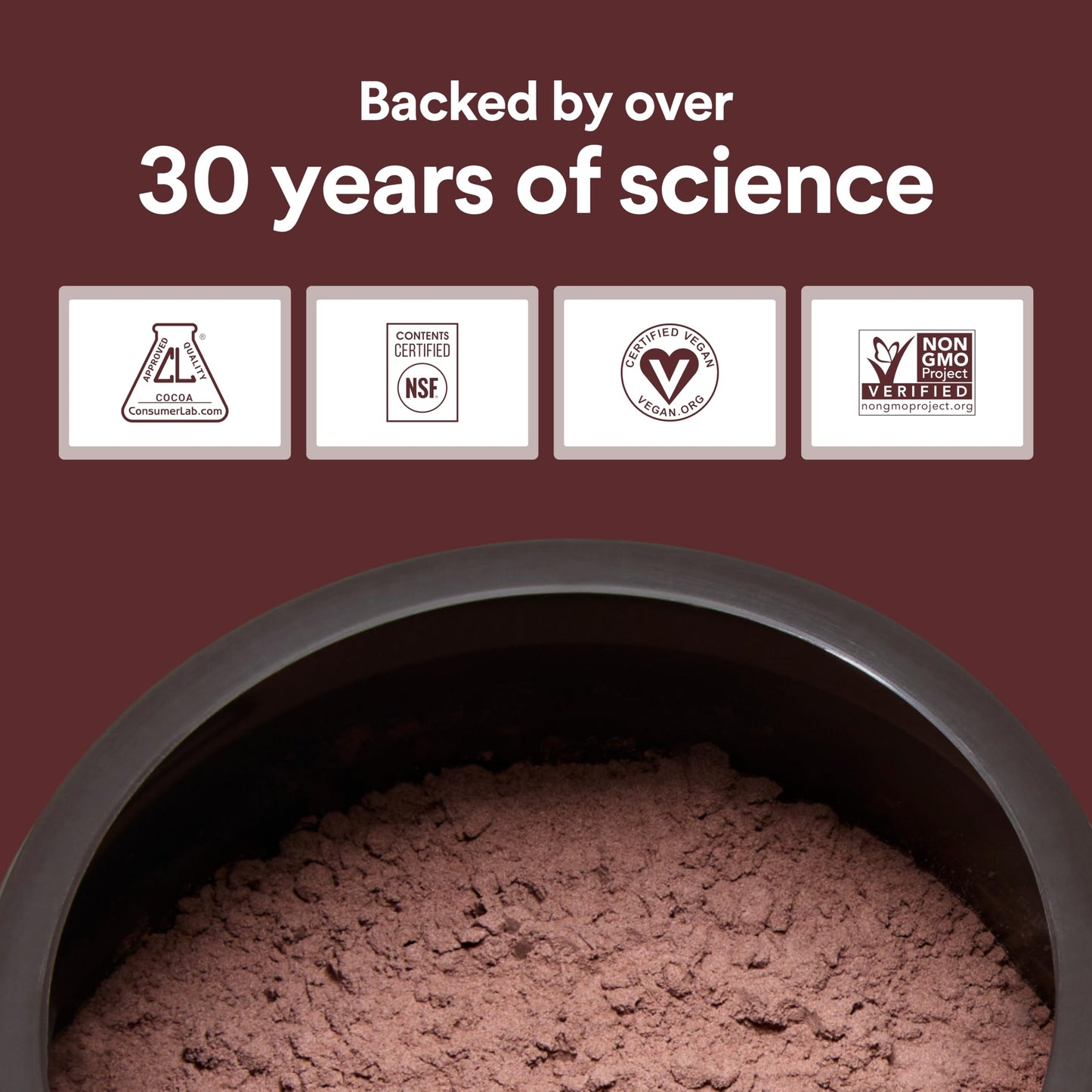 CocoaVia Cocoa Flavanols 500mg – Heart and Brain Support, High Flavanol Cocoa Powder