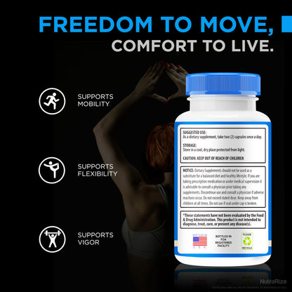 NutraRize (2 Pack) Flexopril Ultra Capsules, Official Flexopril for Joint Support, All-Natural Formula to Fortify Bones and Bolster Flexibility, Premium FlexoprilUltra Pills Review (120 Capsules) NutraRizeBuy Supplements Australia