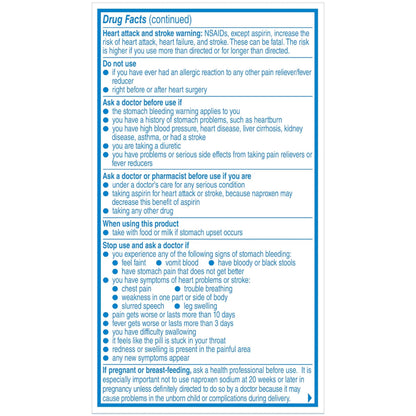 Aleve Pain Relief Naproxen Sodium Caplets ‐ 50 Count AleveBuy Supplements Australia