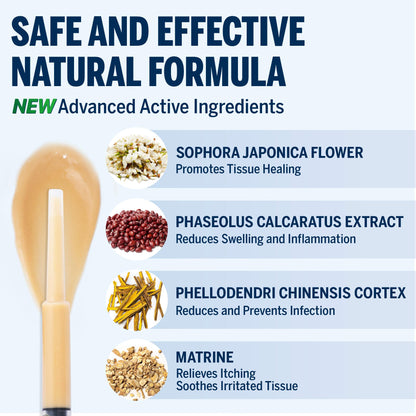 Ariella Hemorrhoid Treatment Suppository Gel: Natural & Herbal - Relieve Itching Burning Discomfort - Internal Relief - New Rounded Applicator - Nighttime Use (Pack of 6, Old) AriellaBuy Supplements Australia