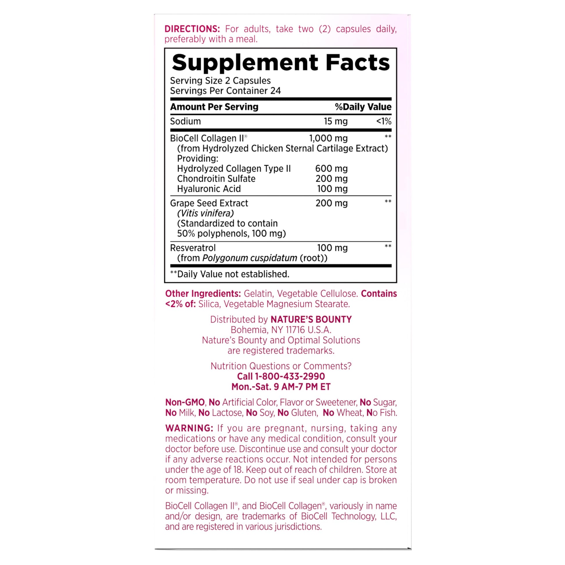 Nature’s Bounty Optimal Solutions Ultra Collagen Booster for Healthy-Aging Supplement, Resveratrol, Hyaluronic Acid – Collagen Capsules for Women, 48 Capsules Nature's Bounty buy supplements Au