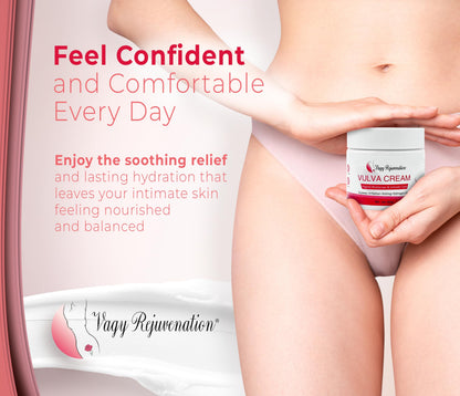 Vagy Rejuvenation Vulva Cream – Hydrating Vulva Moisture Cream for Women – Soothes Vaginal Itch, Alleviates Vaginal Dryness – Natural Vagina Cream with Sea Buckthorn & Hyaluronic Acid Vagy Rejuvenation buy supplements Au