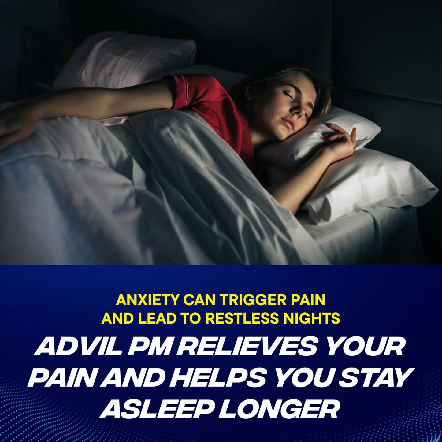 Advil PM Pain Reliever And Nighttime Sleep Aid, Pain Medicine With Ibuprofen For Pain Relief And Diphenhydramine Citrate For A Sleep Aid - 120 Coated Caplets AdvilBuy Supplements Australia