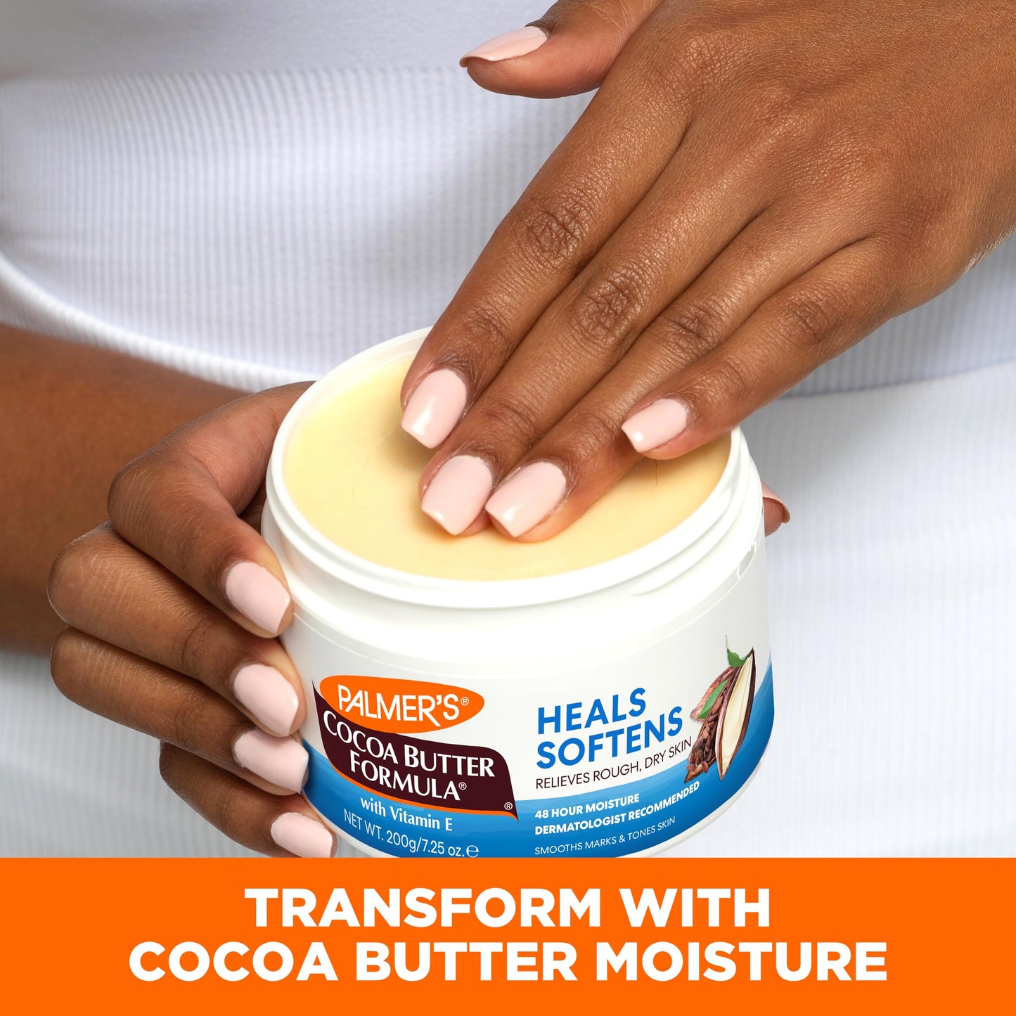 Palmer's Cocoa Butter Formula Daily Skin Therapy Solid Lotion with Vitamin E, Body Moisturizer for Extremely Dry Skin