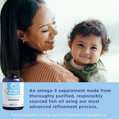 PRN Omega 3 Supplement - 240 Softgels, 60-Day Supply - Fish Oil Omega 3 Supplements with 1680 mg EPA & 560 mg DHA - rTG Omega-3 + Vitamin D for Skin, Joint, Brain, Eye & Heart Health PRN Physician Recommended Nutriceuticals buy supplements Au
