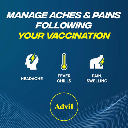 Advil Pain Reliever and Fever Reducer, Pain Relief Medicine with Ibuprofen 200mg for Headache, Backache, Menstrual Pain and Joint Pain Relief - 100 Coated Caplets AdvilBuy Supplements Australia