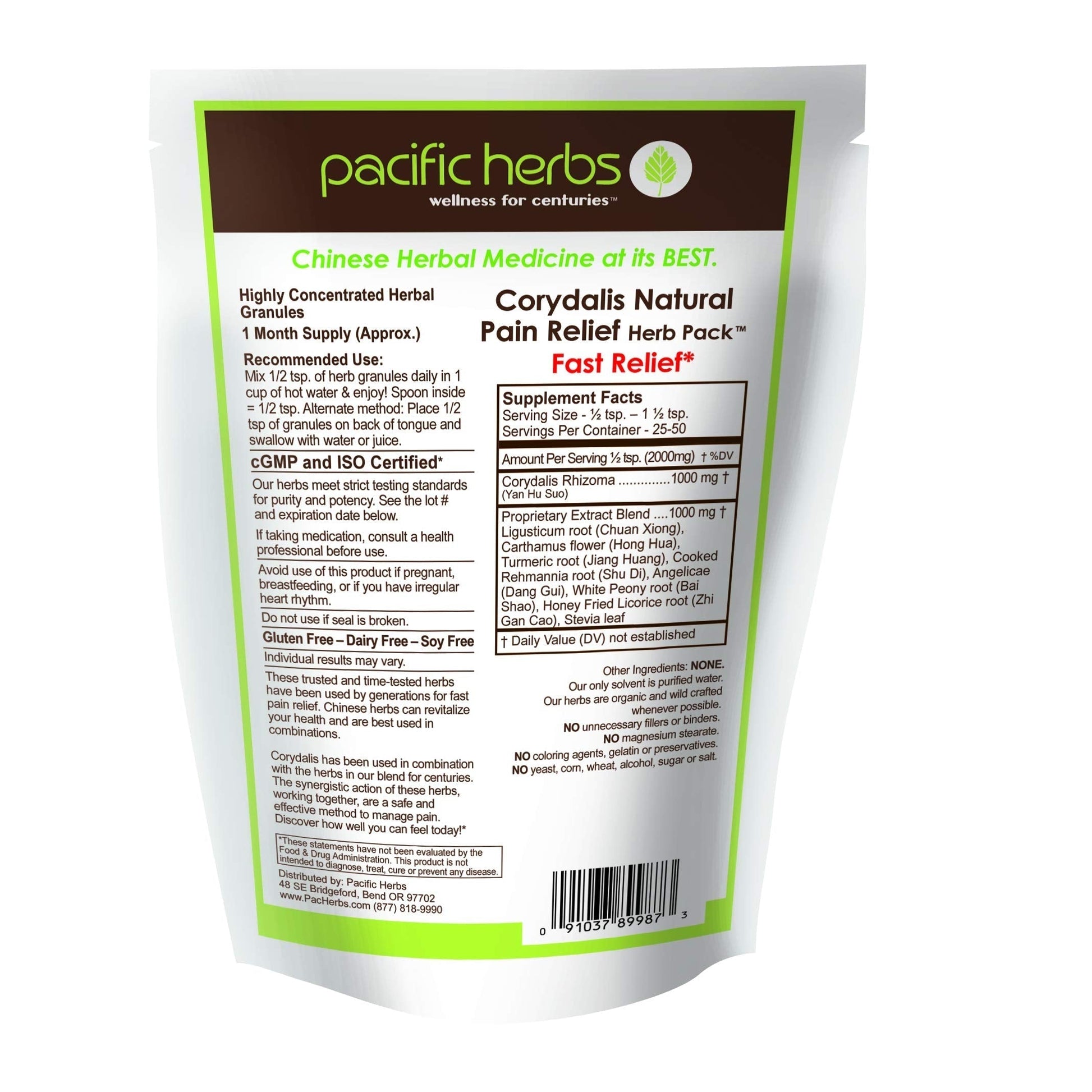 Pacific Herbs Corydalis Natural Pain Relief Herbs Pacific HerbsBuy Supplements Australia