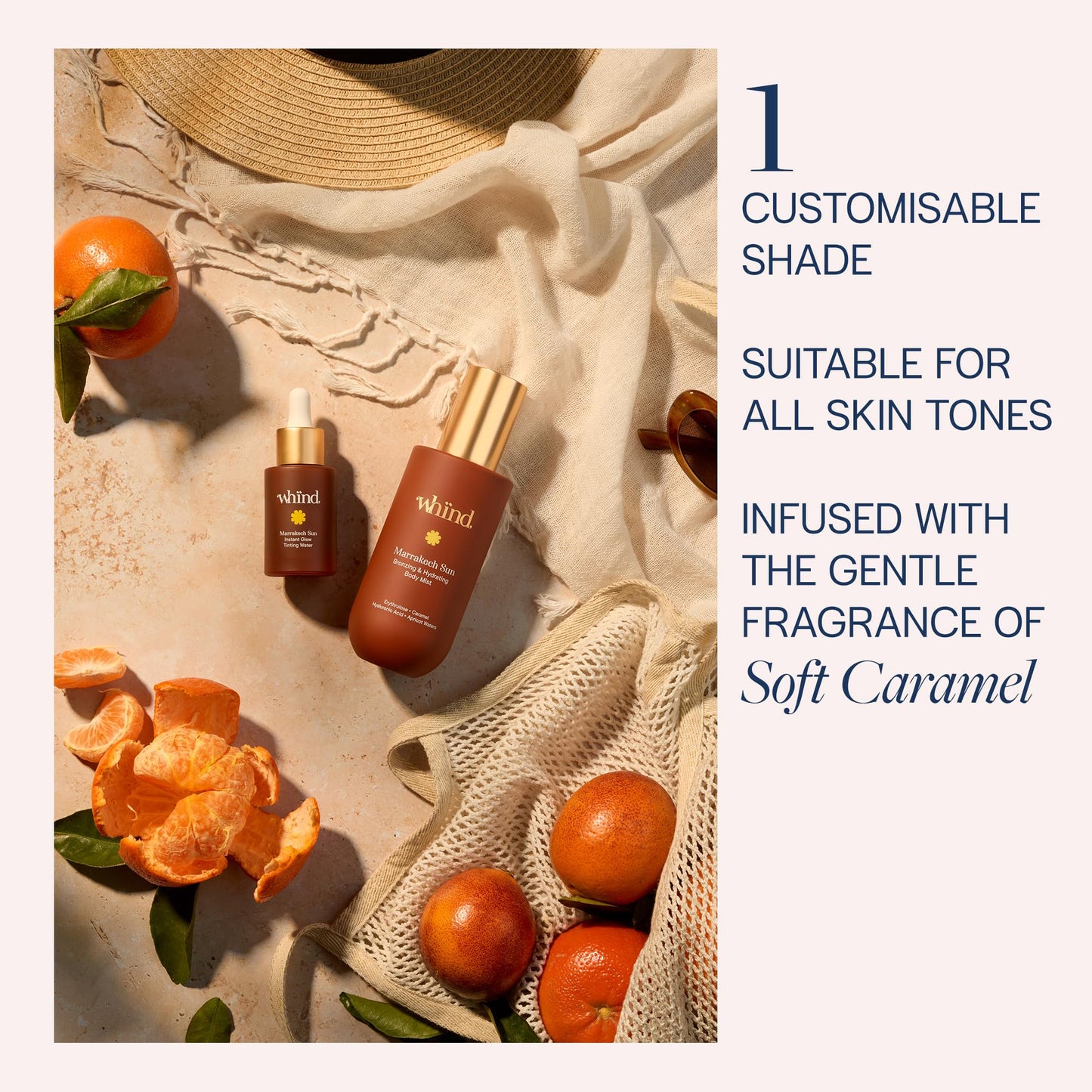 WHIND Marrakech Sun Tinting Water – Lightweight Self-Tanning Drops with Hyaluronic Acid & Glycerin for a Buildable Natural Glow – 30ml WHINDBuy Supplements Australia