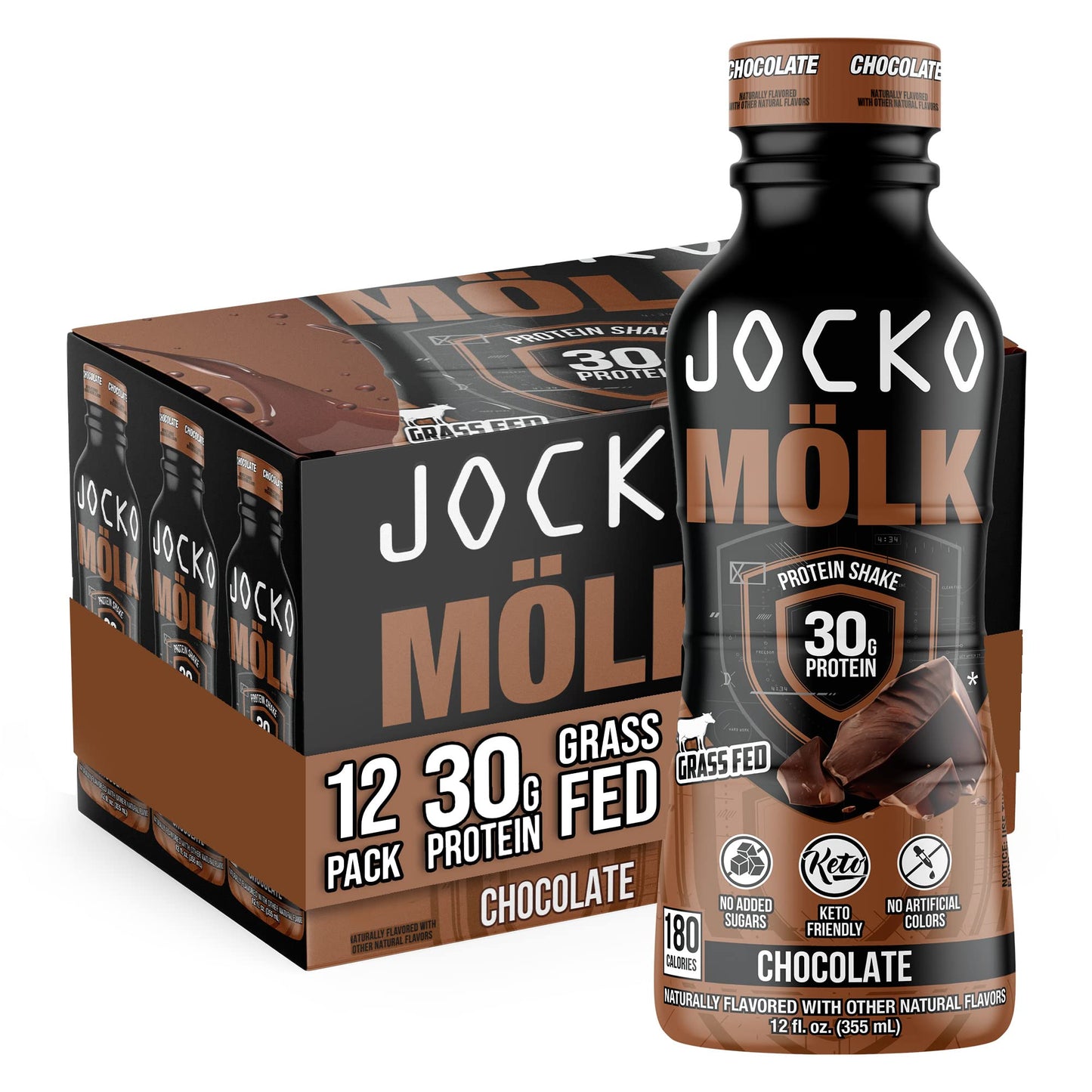 Jocko Fuel Protein Shake Bundle - Vanilla and Chocolate (24 Count) Jocko Fuel buy supplements Au