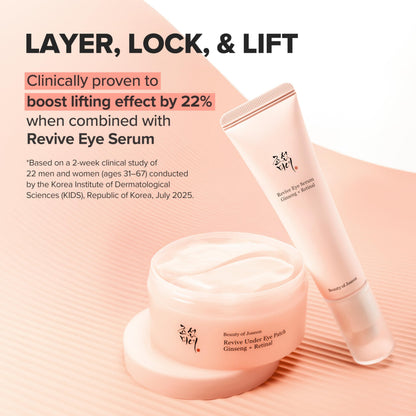 Beauty of Joseon Revive Eye Serum with Retinal Niacinamide Correction for Puffy Eye Bags Fine Lines Dark Circles Wrinkles, Korean Skin Care 30ml, 1.01 fl.oz Beauty of JoseonBuy Supplements Australia