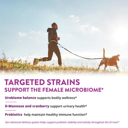 MRM Nutrition Women's Probiotics - Patented Formula Supports Urinary Tract, Vaginal, & Immune Health for Women, Prebiotic Supplement, 3.5 Billion Cells