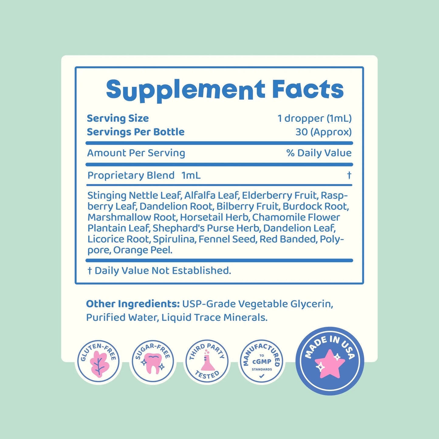 JoySpring Vital Vits - Kids Liquid Multivitamin - 1 fl oz (30 Servings) | Herbal Liquid Vitamins for Kids | Natural Flavor | JoySpring