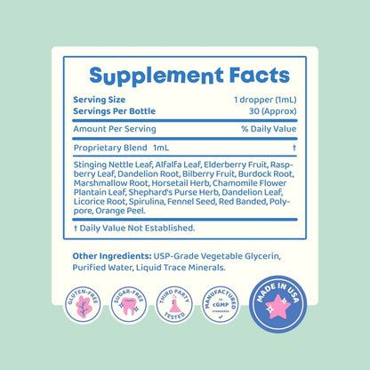 JoySpring Vital Vits - Kids Liquid Multivitamin - 1 fl oz (30 Servings) | Herbal Liquid Vitamins for Kids | Natural Flavor | JoySpring