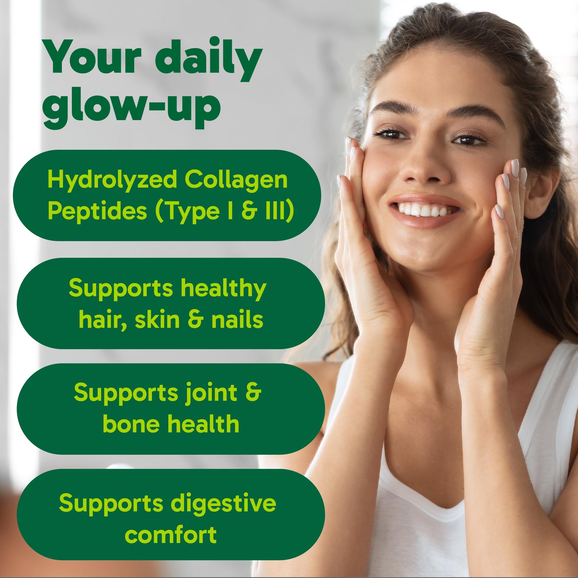 Organika Collagen Powder - for Healthy Hair, Skin, Nails, and Joints. Hydrolyzed Protein Peptides for Better Absorption- Grass-Fed, Non-GMO- Unflavoured- 2.2lbs Organika buy supplements Au