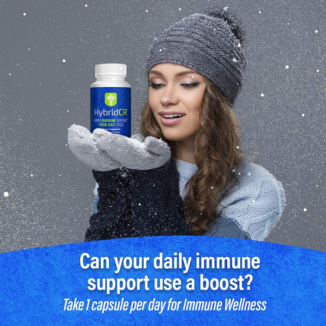 HybridCR Rapid Immunity Supplement | Zinc, Echinacea, Andrographis, Ginseng, Selenium, Gluten-Free & Non-GMO | 5-in-1 Immune Support Supplement | Pharmacist Formulated 1 Month Supply (30 Veggie Caps) Hybrid Remedies buy supplements Au