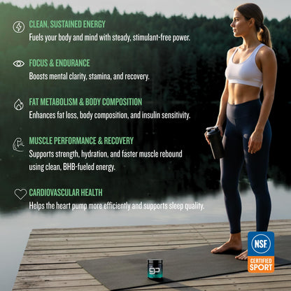 CleanForm Nutrition goBHB® Clean Energy Powder | NSF Sport Certified | Cellular Fuel with BHB Salts | Enhances Endurance, Mental Clarity, Hydration & Recovery | No Caffeine or Sugar | Neutral Flavor CleanForm NutritionBuy Supplements Australia