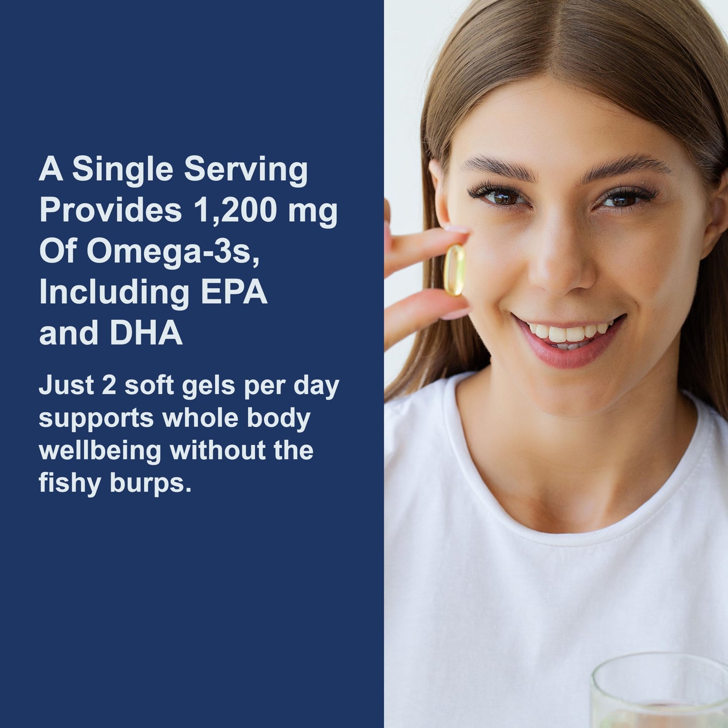 Carlson - Super Omega-3 Gems, 1200 mg Omega-3 Fatty Acids with EPA and DHA, Wild-Caught Norwegian Supplement, Sustainably Sourced Fish Oil Capsules,