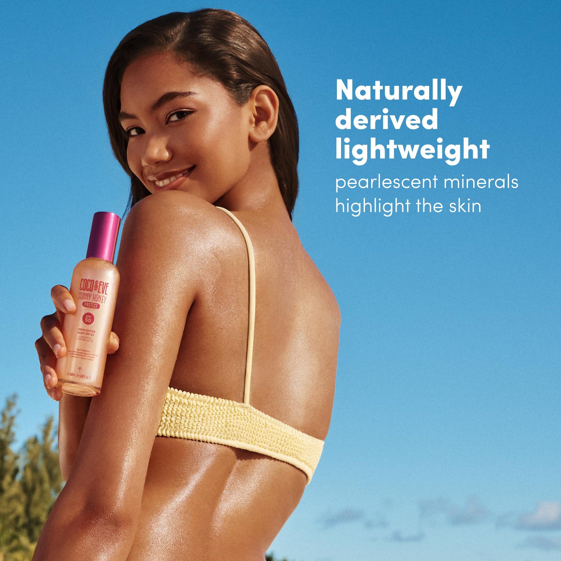 Coco & Eve Body Highlighter SPF 50 – Shimmer Sunscreen, Broad Spectrum Sun Protection, Lightweight Serum-Like Lotion with Pearlescent Minerals & Vitamin E for Hydrated & Glowing Skin, 5.07 Fl Oz Coco & Eve buy supplements Au