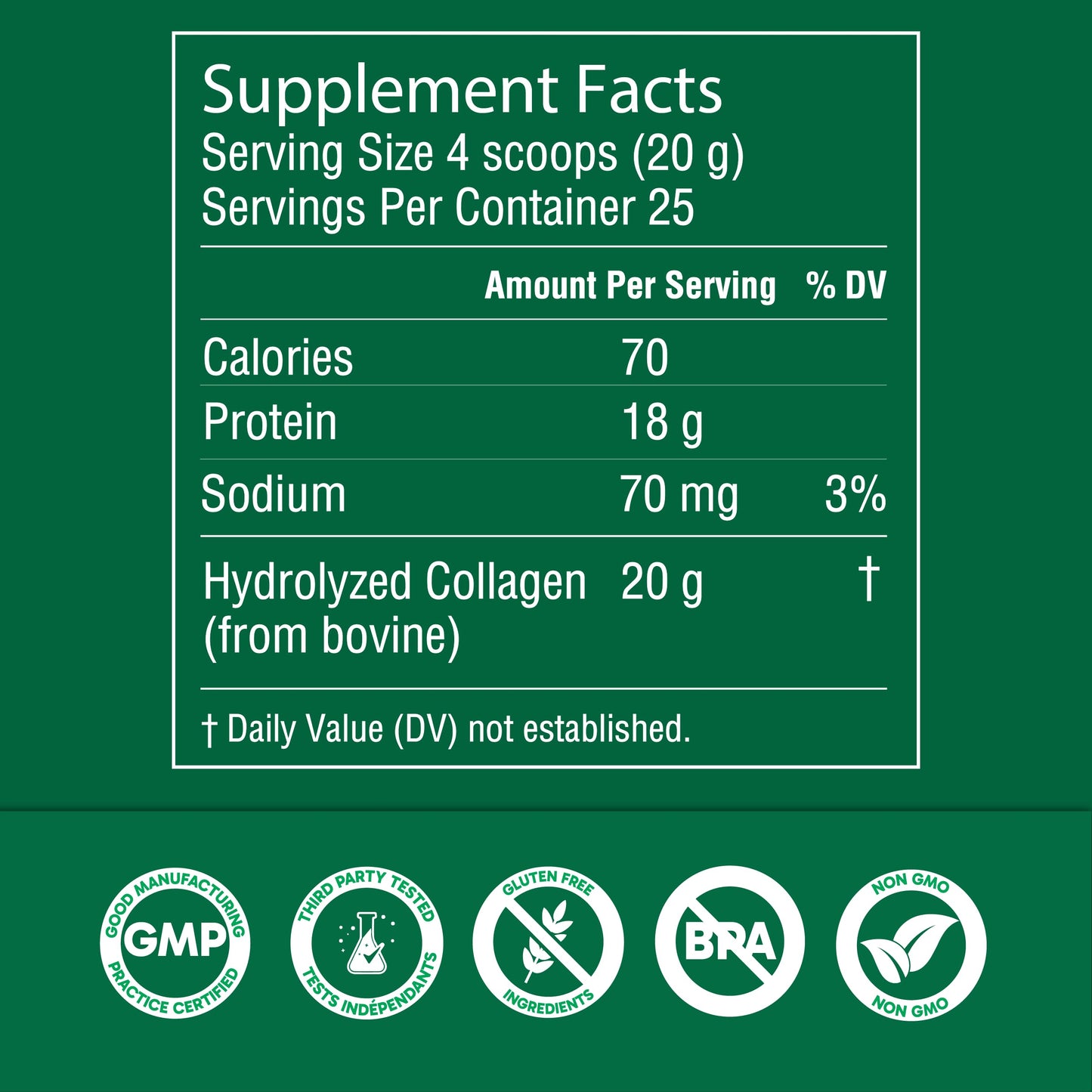 Organika Collagen Powder - for Healthy Hair, Skin, Nails, and Joints. Hydrolyzed Protein Peptides for Better Absorption- Grass-Fed, Non-GMO- Unflavoured- 2.2lbs Organika buy supplements Au